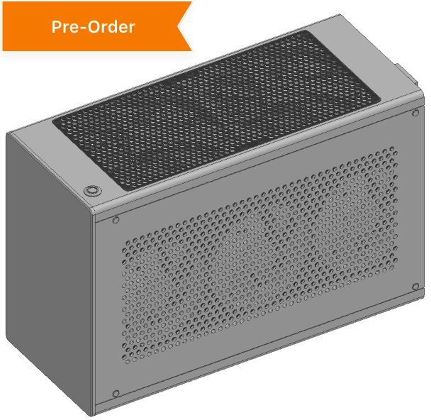 MIDORI 7.5L-V2 Mini ITX PC Case - Dark Grey