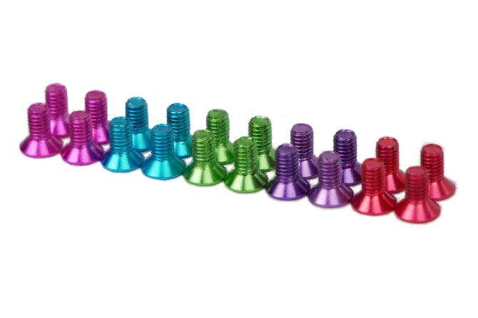 Densium case Anodized Aluminium screws 8pcs