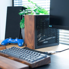 Densium 4 Plus V2 SFF case Mini ITX with hardwood front panel