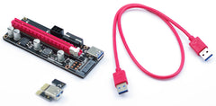 PCI-E 1x to 16X Riser VER009S  USB3.0 Data Cable Crypto Mining