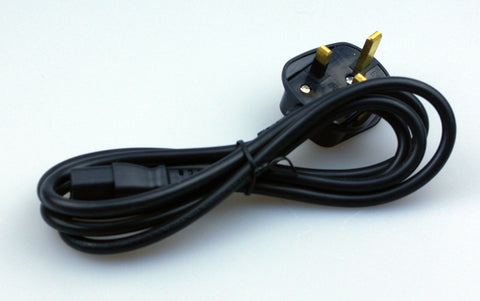 UK Mains lead 13A fused 3 pin plug to IEC C13 1.8m